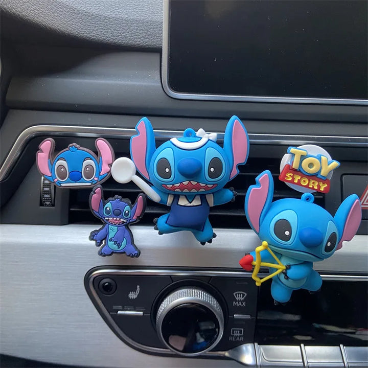 CarFoozle™ - Disney Stitch Vent Freshener – Adorable Cartoon Clip for Car Decoration