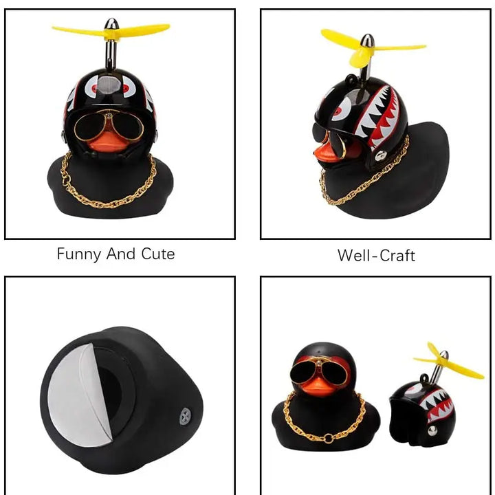 CarFoozle™ - Rubber Duck with Helmet