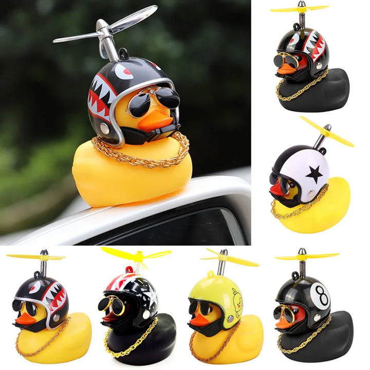 CarFoozle™ - Rubber Duck with Helmet