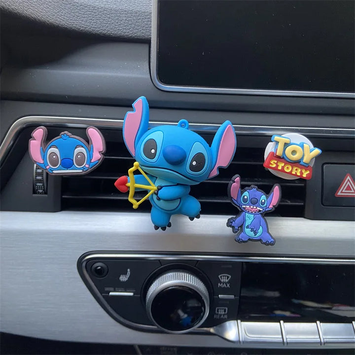 CarFoozle™ - Disney Stitch Vent Freshener – Adorable Cartoon Clip for Car Decoration