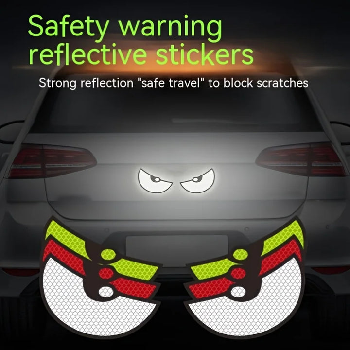 CarFoozle ™ - Reflective Devil Eye Car Stickers (2-Pack)