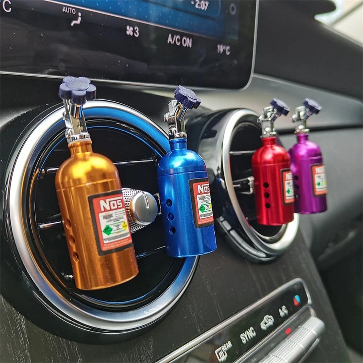 CarFoozle™ - NOS Nitrogen Air Freshener Clip – Cool Scent Diffuser for Car Enthusiasts